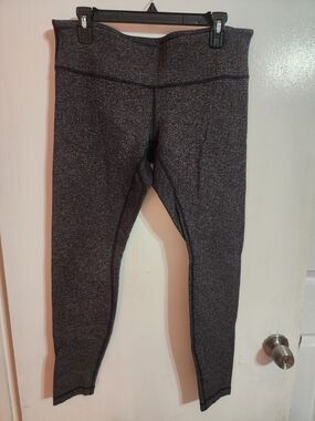 Lululemon High-Rise Heathered Gray Leggings